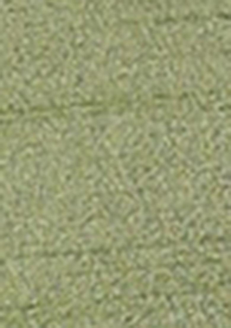 Green Solid Silk Nehru Jacket Set For Men